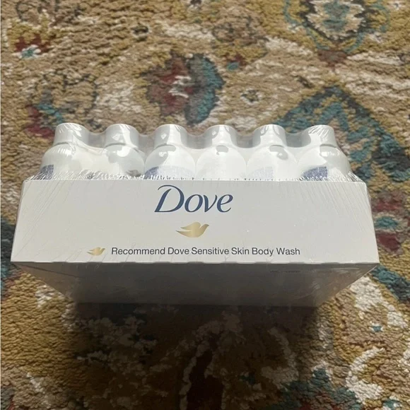 DOVE Sensitive Skin Body Wash Travel Size 1.8 oz Lot Of 24 Hypoallergenic NIB. - Picture 2 of 12